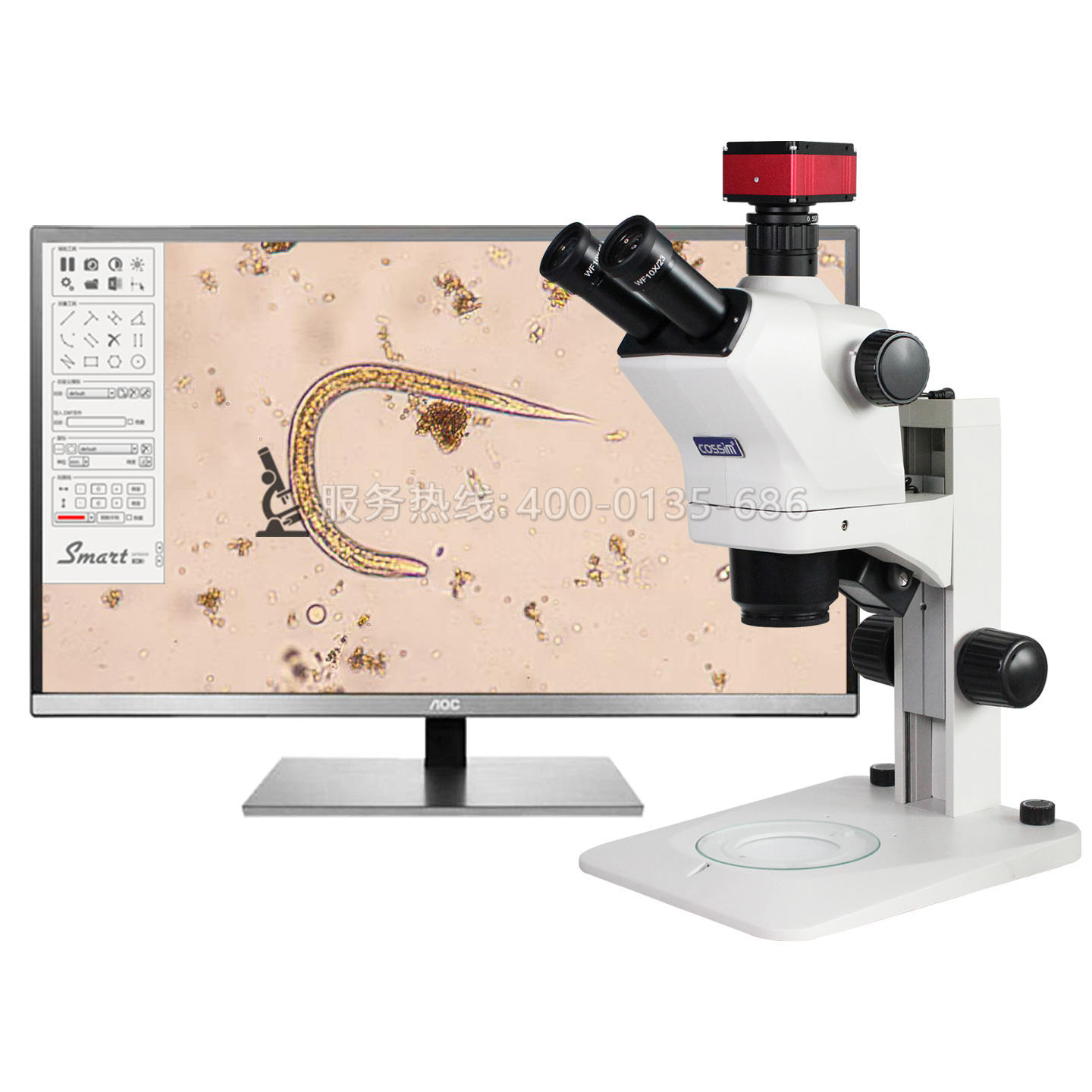 SRY-6750A復(fù)消色差體視顯微鏡線蟲斑馬魚芯片線路板觀察