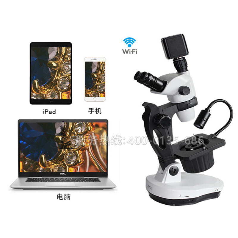 ZBX650L三目連續(xù)變倍寶石顯微鏡帶LED頂燈